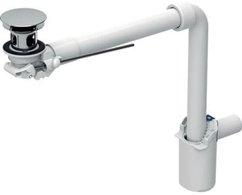 Geberit Raumsparsiphon mit verschließbarem Ablaufventil (152.072.21.1)
