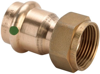 Viega Sanpress Verschraubung 265700 28 mm x G 1 1/4 Rotguss oder Siliziumbronze flachdichtend SC-Contur