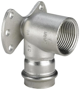Viega Sanpress Inox Wandscheibe 22mm x Rp 1/2 Stahl nichtrostend SC-Contur (437268)