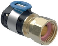 Geberit Flowfit &Uuml;bergang 620651001 Dn 15/20, &Oslash; 20 Mm, G 1, 6,3 Cm, Mit