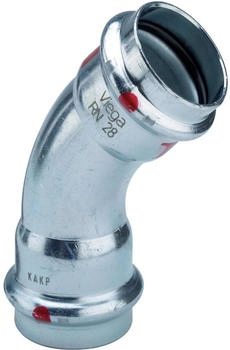 Viega Prestabo Bogen 558284 22 mm 45Grad Stahl unlegiert SC-Contur