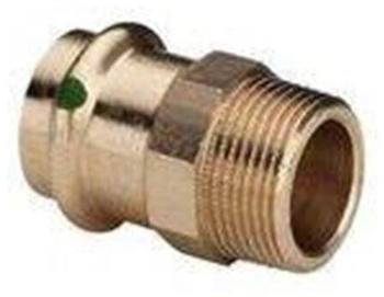 Viega Sanpress &Uuml;bergangsst&uuml;ck 314651 35 mm x R 1 1/2 Rotguss oder Siliziumbronze SC-Contur Mehrkant