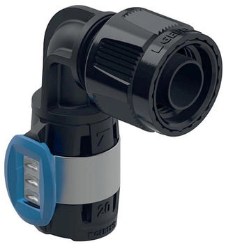 Geberit FlowFit &Uuml;bergangswinkel DN 12/15 &Oslash; 16 mm 4,3cm 90&deg; (620490001)