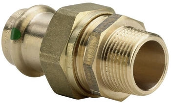 Viega Sanpress Verschraubung 221997 54 mm x R 2 Rotguss oder Siliziumbronze flachdichtend SC-Contur