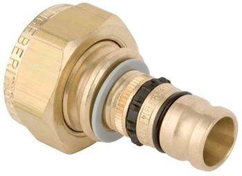 Geberit Mepla &Uuml;bergang &Oslash; 32mm x G 1 1/2 Rotguss mit &Uuml;berwurfmutter (604.585.00.5)