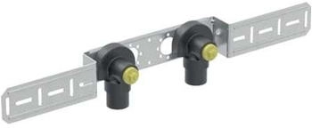 Geberit FlowFit Anschluswinkel DN 15 &Oslash; 20 mm 59,7 cm 90&deg; 2-fach vormontiert (619.651.00.1)