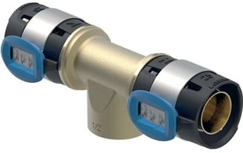 Geberit FlowFit T-Stück DN 12/15/12 Ø 16 mm Rp 1/2 mit Innengewinde (620.150.00.1)