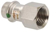 "VIEGA &Uuml;bergangsst&uuml;ck IG Sanpress Inox Edelstahl 35mmx1 1/4""