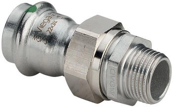 Viega Sanpress Inox Verschraubung 438289 18mmxR 3/4 Stahl nichtrostend flachdichtend SC-Contur