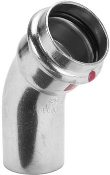 Viega Bogen Prestabo 1126.1 35 mm 45 Grad Stahl unlegiert SC-Contur Einsteckende - 558376