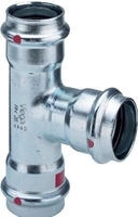 Viega T-st&uuml;ck Mit Sc Prestabo 1118 In 35x15x35mm Stahl Verzinkt, 558741