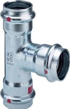 Viega Prestabo T-Stück 35 x 15 x 35 mm Stahl verzinkt SC-Contur (558741)