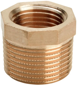 Viega Reduzierstück R 3/4 x Rp 1/4 Rotguss mit Mehrkant (320409)