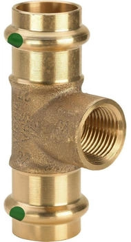 Viega T-Stück Sanpress 2217.2 28xRp 3/4 x 28 mm Rotguss oder Siliziumbronze SC-Contur - 313968