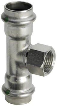 Viega Sanpress Inox T-St&uuml;ck 437206 28mmxRp 3/4x28mm Stahl nichtrostend SC-Contur