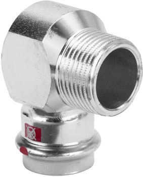 Viega Prestabo Winkel 559540 22 mm x R 3/4 90Grad Stahl unlegiert SC-Contur