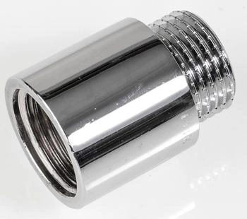 Viega Hahnverl&auml;ngerung 3526 in G 1/2" x 30mm Rotguss verchromt (447199)