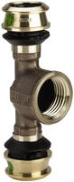 Viega - Raxofix T-st&uuml;ck 647124 16xrp 1/2x16mm, Mit Sc-contur, Siliziumbronze