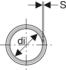Geberit Silent PP Rohr DN50 1000 mm mit Muffe schalloptimiert (390.204.14.1)