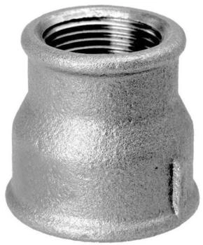 HS Fittings Reduktionsmuffe 240 DN20 x 15 3/4"x1/2" IG/IG verzinkt (13240010)