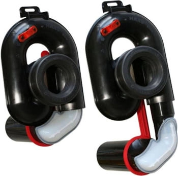 Haas Urinal-Absaugsiphon OHA DN 50 h&ouml;henverstellbar 65 mm waagerecht (6000)