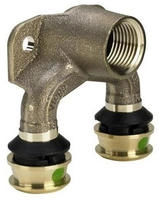 Viega Raxofix Doppel Wandscheibe 20 x 1/2" x 20 Pressfitting