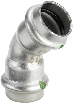 Viega Sanpress Inox Bogen 54mm 45&deg; Stahl nichtrostend SC-Contur (435370)