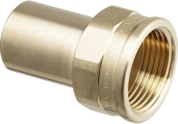 Viega Sanpress Einsteckst&uuml;ck 28 mm x Rp 1 Rotguss oder Siliziumbronze Einsteckende (122942)