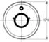 GROHE Rosette Ø170mm für Einhandmischer chrom (46057000)