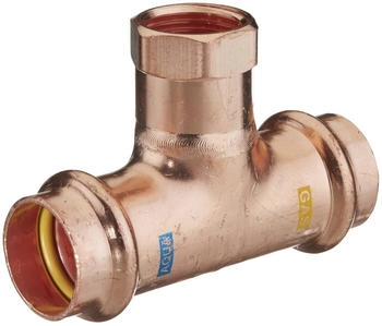 Caldo T-Stück V-Press Copper AQUAGAS IG 15 mm x1/2"x15mm - 45120151215