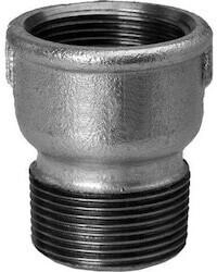 Caldo Muffe 246 DN 32 x 25 1 1/4"x1" reduziert IG/AG verzinkt - 13246021