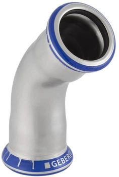 Geberit MAPRESS Niro Bogen 45⁰ I/I 15mm 30602