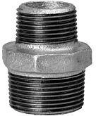 Caldo Reduktionsdoppelnippel 245 DN 20 x 15 3/4"x1/2" AG/AG verzinkt - 13245010