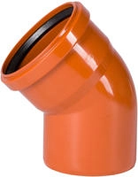 Stabilo-sanitaer - Kg Bogen Dn125/45&deg; Rohr Kgb Winkel Rohrbogen Abwasserrohr