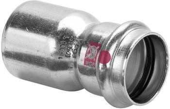 Viega Prestabo Reduzierst&uuml;ck 642792 54 x 35 mm mit SC-Contur Stahl unlegiert verzinkt