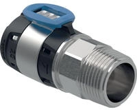 Flowfit &Uuml;bergang Mit Au&szlig;engewinde, Edelstahl Au&szlig;endurchmesser, 20mm - Geberit
