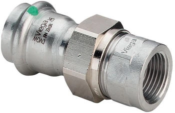 Viega Sanpress Inox Verschraubung 54 mm x Rp 2&rdquo; Stahl nichtrostend flachdichtend SC-Contur (437565)