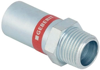 Geberit Mapress C-Stahl &Uuml;bergang mit Au&szlig;engewinde und Einschubende &Oslash; 42 mm (21939)