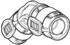 Geberit FlowFit Bogen DN 40 Ø 50 mm 45° (620065001)