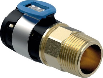 Geberit FlowFit &Uuml;bergang mit Au&szlig;engewinde &Oslash; 63 mm R 2 1/2" (620316001)