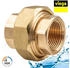 Viega Rohrverschraubung 3330 flachdichtend Rp 2” x Rp 2” Rotguss (271077)