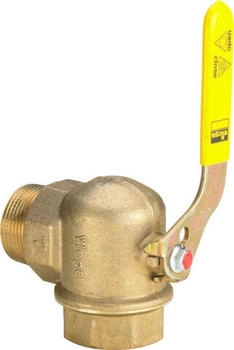 Viega Gasz&auml;hler-Kugeleckhahn G2110 Rp 1 Messing (525132)