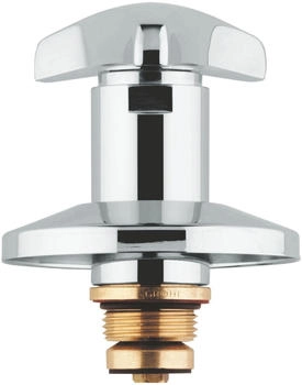 GROHE Oberteil DN20 für UP-Ventile 3/4" Trecorn-Griff Schubrosette Markierung rot chrom (11505000)