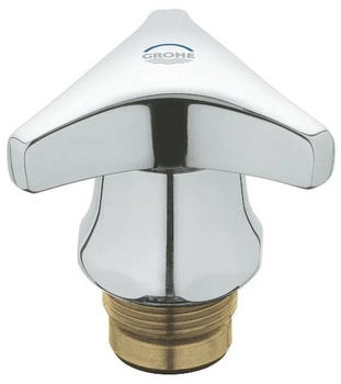 GROHE Oberteil mit Trecorn Griff Markierung blau 1/2" chrom (11101000)