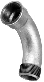 HS Fittings Bogen verzinkt 90° Nr.1 mit Innen- & Aussengewinde 3/4" (13001020)