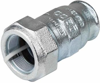 Gebo Ausgleichsverschraubung Serie 150 Temperguss für Stahlrohr mit IG 1 1/2" (01.150.01.05)