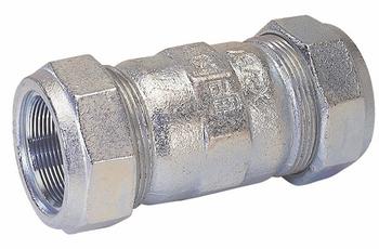 Gebo Ausgleichsverschraubung O Serie 150 Temperguss für Stahlrohr Kupplung 1" (01.150.02.03)