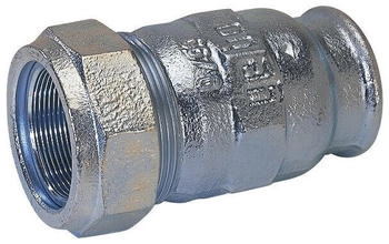 Gebo Verschraubung Temperguss-Verbinder 1'' x 1'' IG verzinkt für Stahlrohre (01.150.01.03)