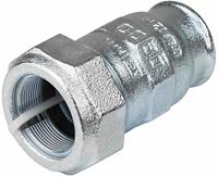 Gebo Original Temperguss-Klemmverbinder 150 Typ I, 3/4", Grau, f&uuml;r Stahlrohr