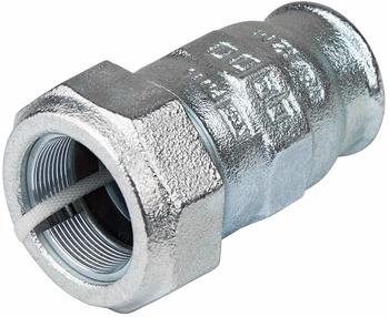 Gebo Verschraubung Temperguss-Verbinder 3/4'' x 3/4'' IG verzinkt für Stahlrohre (01.150.01.02)